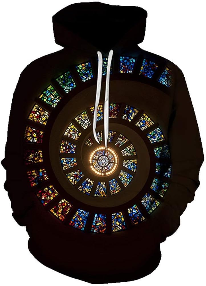 Boy Girl Athletic Casual 3D Pattern Print Hoodie, Unisex 3D Novelty