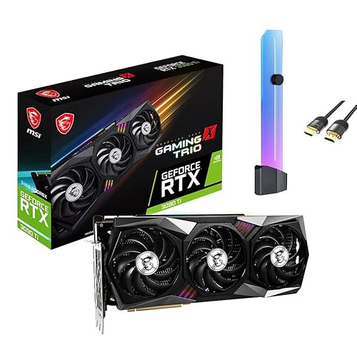 MSI Gaming GeForce RTX 3090 Ti Gaming X Trio OC Graphics Card 24GB