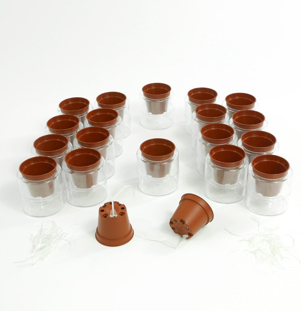 Miniature Self Watering Planter System - 18 Sets