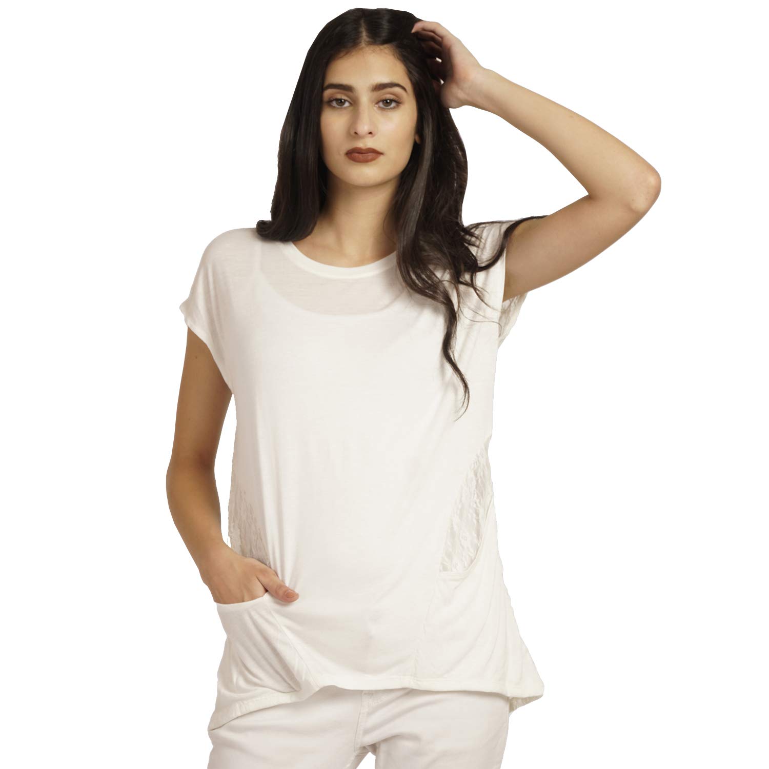 off white plain white t shirt