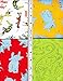 15 Fat Quarters Dr. Seuss 100% Cotton Quilt Fabric from Robert Kaufman Grinch Lorax Green Eggs Cat in the Hat Horton