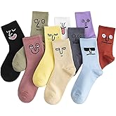 OurSuperDeals Cool Funny Gag Gifts Christmas Stocking Stuffers for Men Women Graphic Novelty Silly Weird Cotton Crew Socks