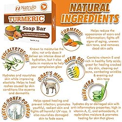 Turmeric Soap Bar for Face & Body - All Natural
