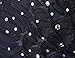 Cushees 634 Sparkle Clip-on Visor (Black)