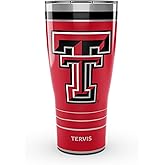 Tervis Traveler Texas Tech Red Raiders - MVP Triple Insulated Tumbler Travel Cup Keeps Drinks Cold & Hot, 30oz, Stainless Steel