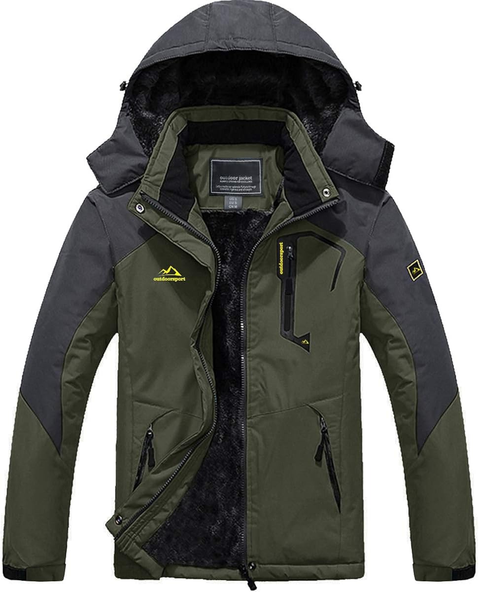 Amazon.co.jp TACVASEN Men's Outdoor Jacket, Multifunctional Mountain