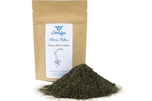 CENALGA Irish Certified (IOFGA) Wakame (Alaria) Flakes - Sustainably hand harvested from wildcrafted seaweed - sun-dried - Pure - Vegan - We avoid Plastic Pouch