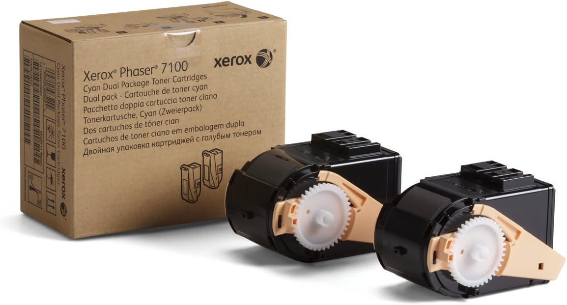 Xerox106R02602 Toner Cartridge (Cyan,2-Pack)