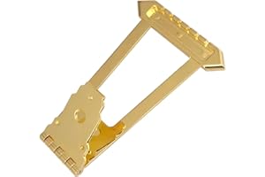 Metal Electric Guitar Bridge Tailpiece 6 Strings Bridge Trapeze Tailpiece for Sustains and Easy Setup Electric Accessory Repl