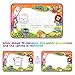HKDA Kids Toys,Water Drawing Mat, Large Size (34.5 22.5) Aqua Magic Doodle Painting Board with Built-in 6 Colors, 2 Magic Pens, 1 Brush, 4 Pack and 8 Models for Girls and Boys