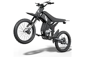 RIDING'TIMES Winter Electric Bike for Adults, Upgraded 50MPH 60V 3000W / 37MPH 48V 2400W Dirt bike, 1747Wh/2160Wh Dual Battery Ebike Up to 85 Miles, 25" Motorcycle Tire, UL2849 All Terrain Dirtbike Full Suspension