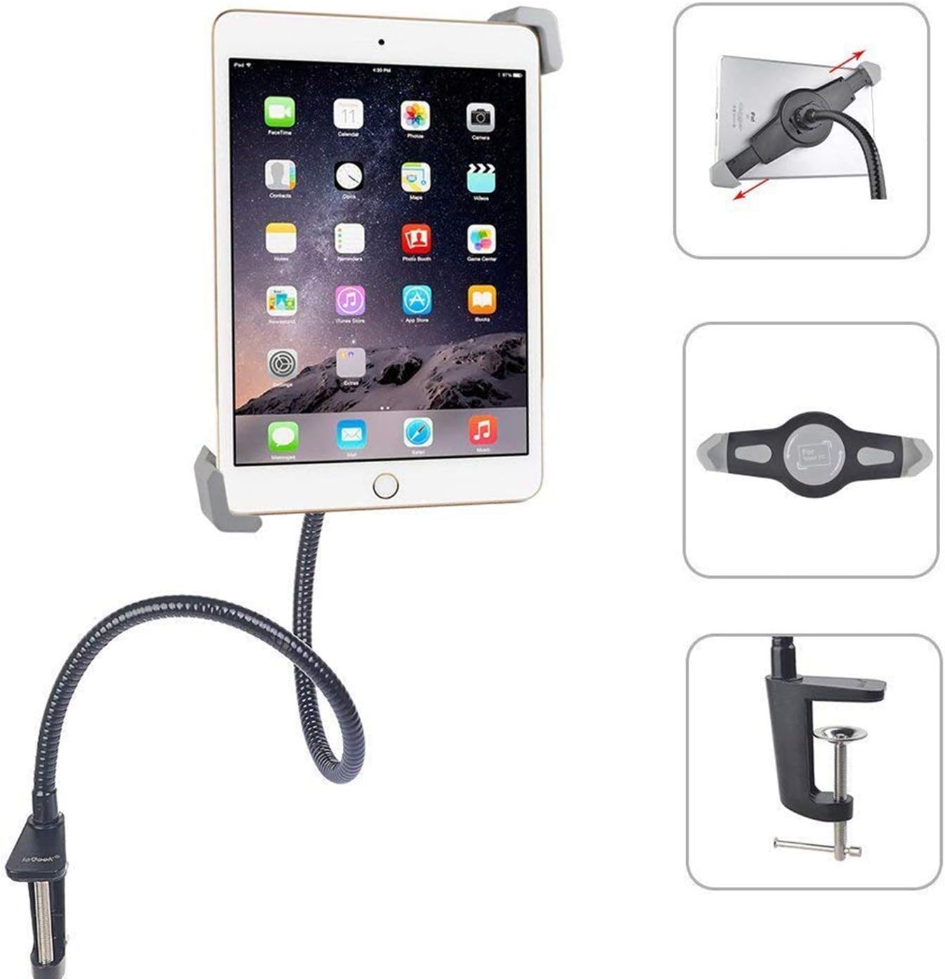 ieGeek Gooseneck Tablet Holder Stand, Flexible Long Arm