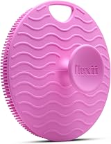 flexii Silicone Body Scrubber Premium Exfoliator Pink view 3