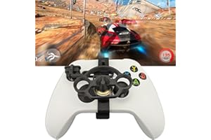 Racing Steering Wheel for Xbox Series X/S Controller, 3D Printing Auxiliary Mini Steering Wheel Replacement for Xbox Series X