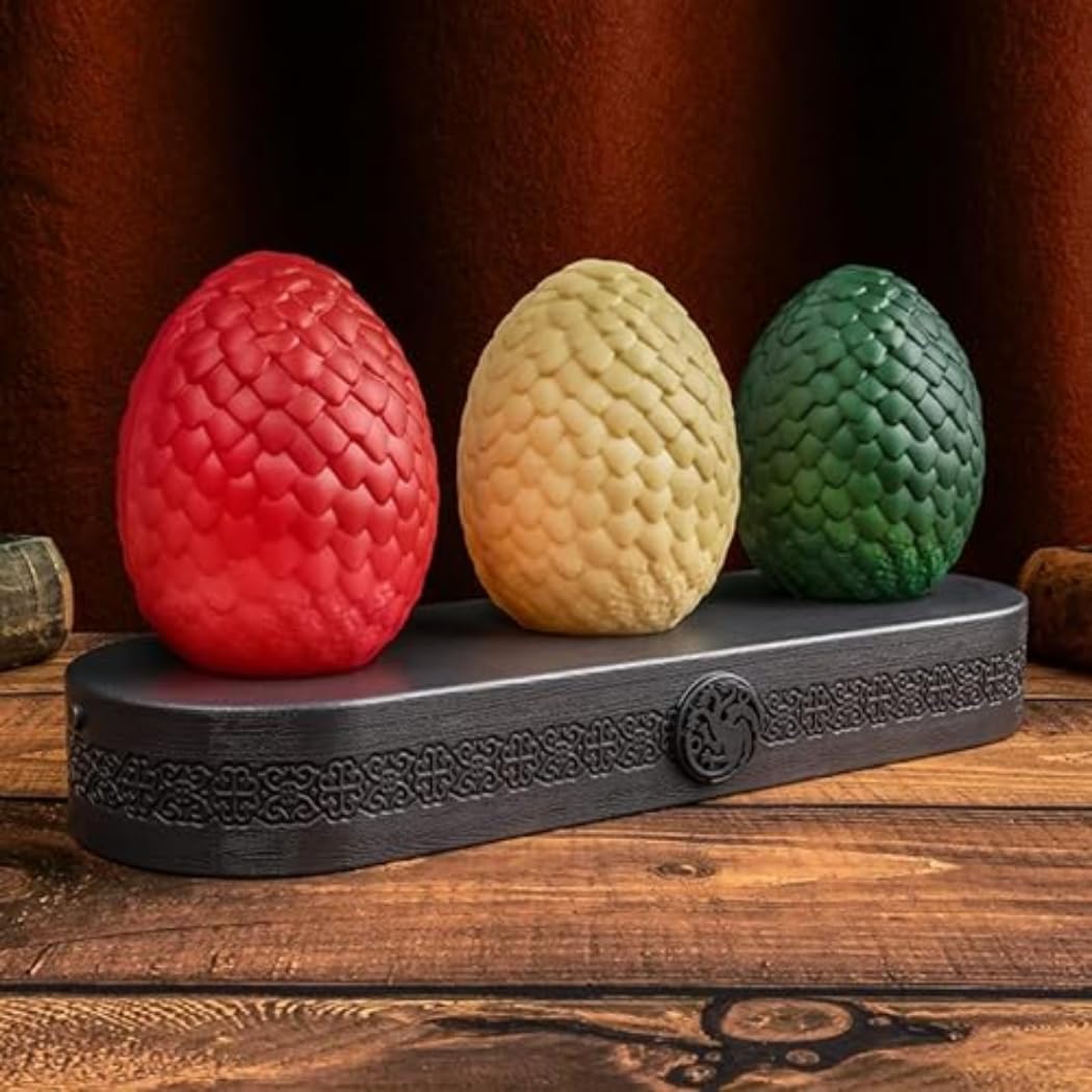 House of the Dragon Egg Light - Officially Licensed Novelty Decor and Fandom Merchandise for HOTD and GOT Fans, Powered by USB or Battery | Paladone