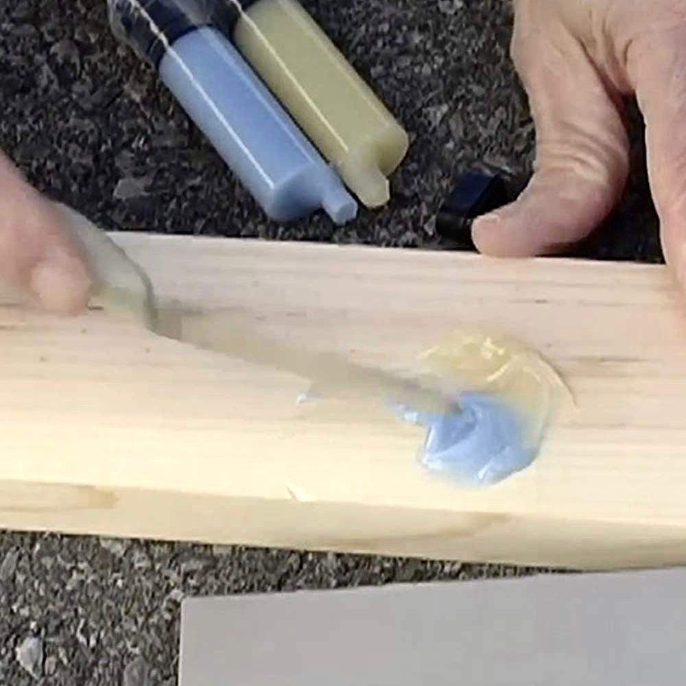 PC Products PC-Super Epoxy Adhesive Paste, Two-Part 1 oz Double Syringe, Translucent 16619: Wood Fill: Industrial & Scientific