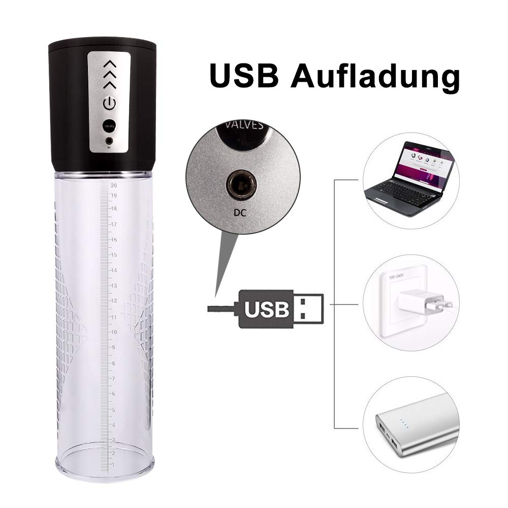 Penispumpen Männer Vakuumpumpe für Männer Elektrisch Pumpe Silikon Massagegerät FONDLOVE