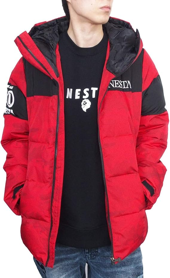 Amazon ネスタブランド Nesta Brand ジャケット 撥水 スケーター 中綿 ジャケット 2 アウター メンズ 3nb1700 L Red コート ジャケット 通販