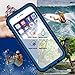 iPhone 8 /iPhone 7 Waterproof Case, Waterproof iPhone 8 Shockproof Full-Body Rugged Cover Case with Built-in Screen Protector for Apple iPhone 8 and iPhone 7 -(Blue)