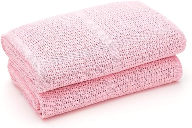 pink baby blankets uk