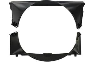 Garage-Pro Fan Shroud SET Compatible with Chevrolet S10 1994-2004, Blazer 1995-2005, GMC Sonoma Fits Radiator Fan, Upper and Lower, 4.3L