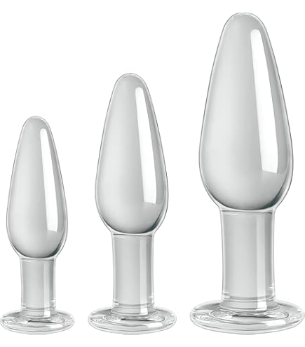 plug anal largo Amazon.com: 10 PCS Consolador de cristal de cristal Anal Butt Plug 10  Tamaños Set Sexo Juguete : Salud y Hogar