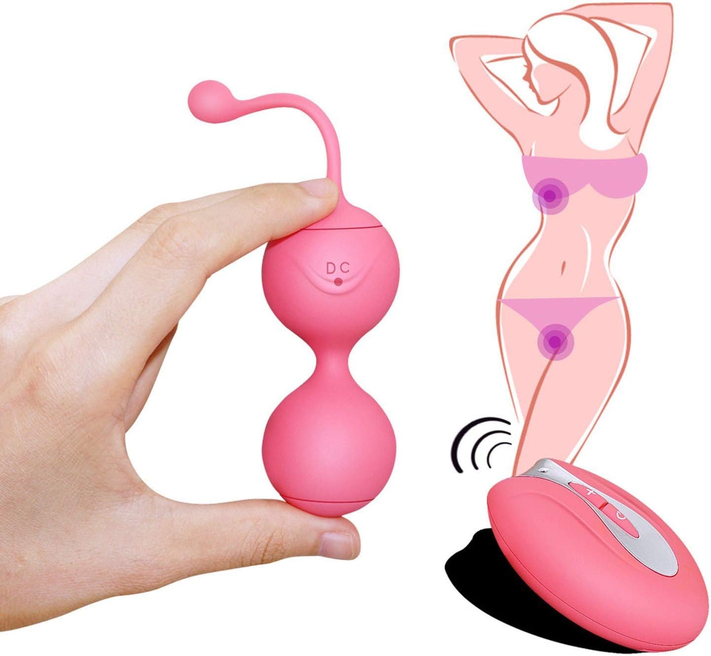10 Speed Wireless Remote Control Jumping Egg Funny Toys s V-agina Tight Exercise Ben wa Ball Funny Toys for Women