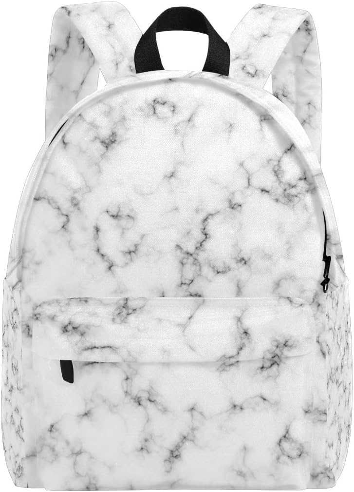 FANTAZIO Beautiful Marble Texture backpack anti theft Daypack