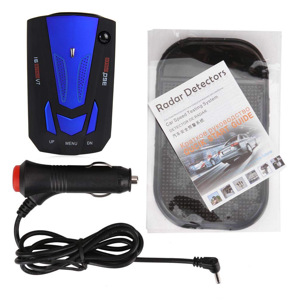 Amazon.com: Radar Detector, City/Highway Mode Radar Detectors for Cars, Voice Alert and Car Speed Alarm System with 360 Degree Detection and Bright LED ...