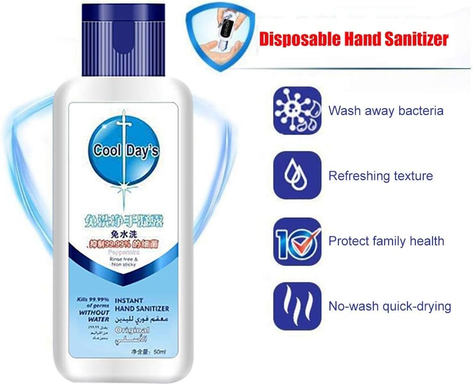 Instant Hand Sanitizers Gel Pocket Size Kill 90% Germs, 50ml / 100ml