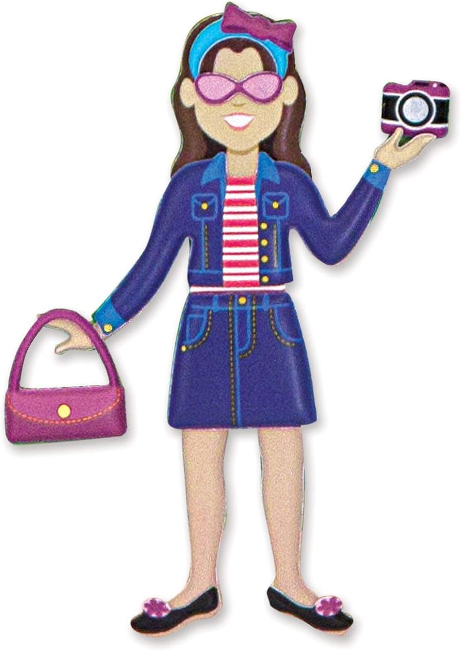 Melissa & Doug Puffy Sticker Activity Book: Dress-Up - 76 Reusable Stickers, Multicolor, Standalone - Image 4