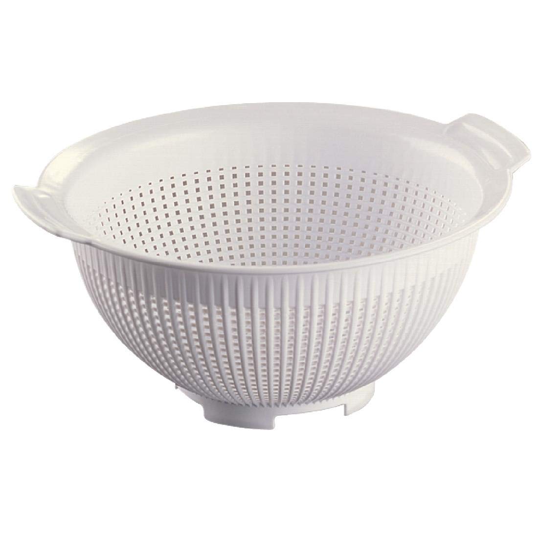 Araven DL943 Colander with Large Handles, White, 120(h) x 235(dia)mm.