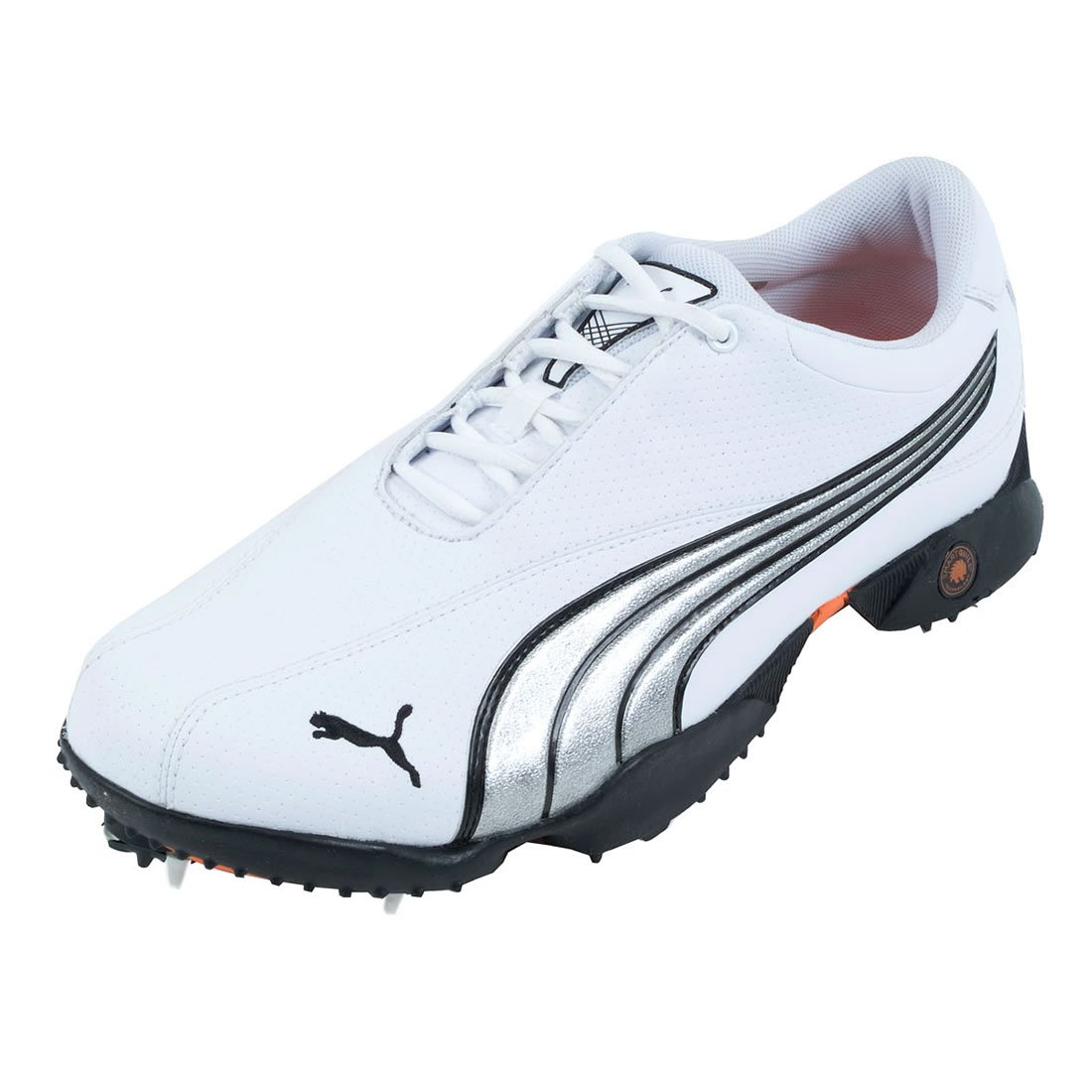 Puma Ace 2 Golf Shoes White/Silver/Orange 7.5 Amazon.co.uk Shoes & Bags