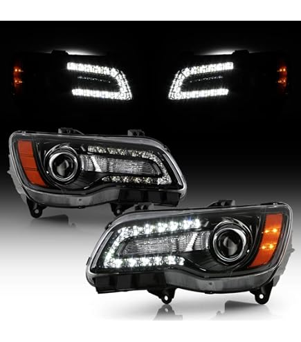 Amazon.com: ACANII - For 2011-2014 Chrysler 300 Halogen Factory