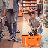 Lehoo Castle Baby Reins 1.5m Walking Harness with Magnetic Lock Orange view 7