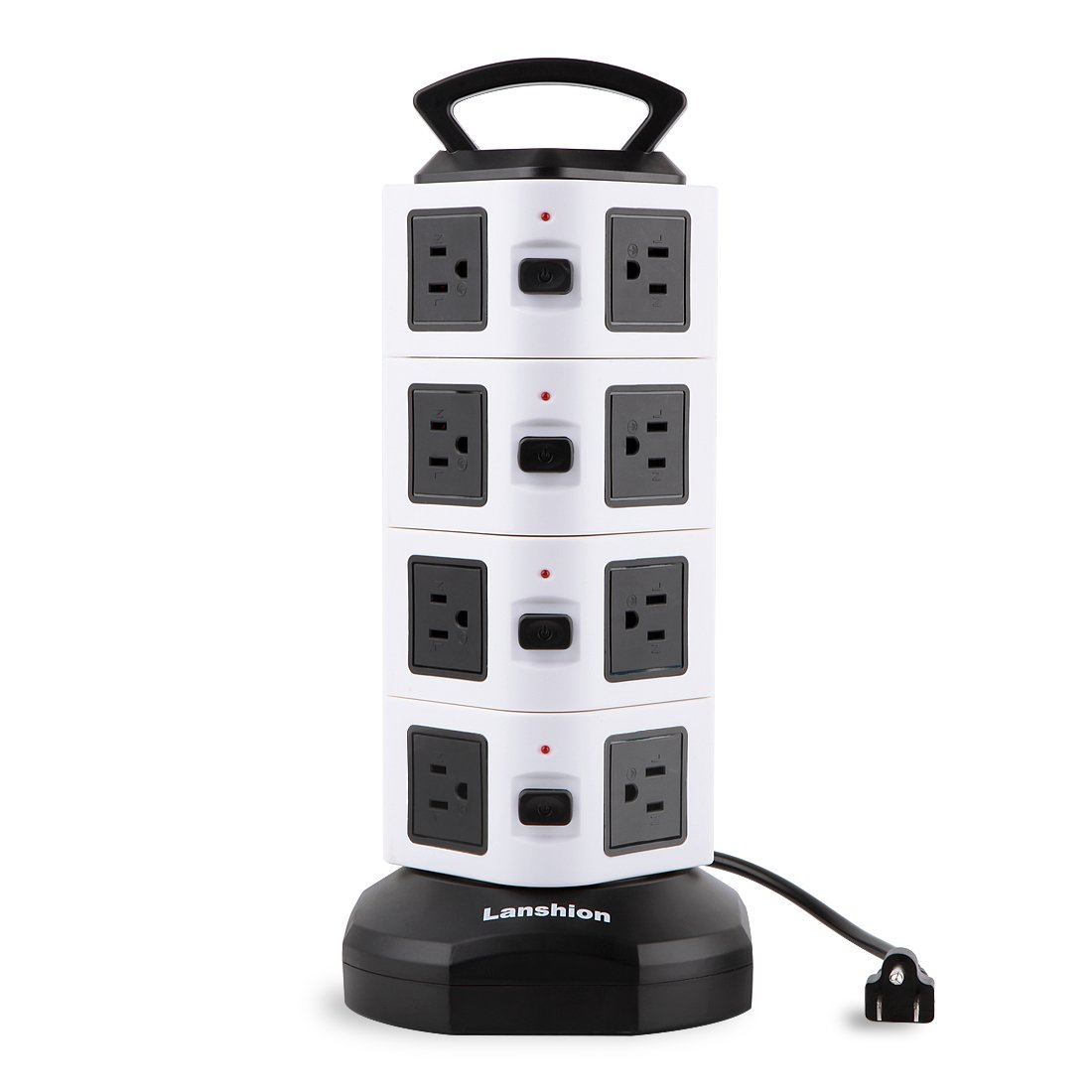 Vertical Power Strip, Lanshion Smart 16Outlet Desktop