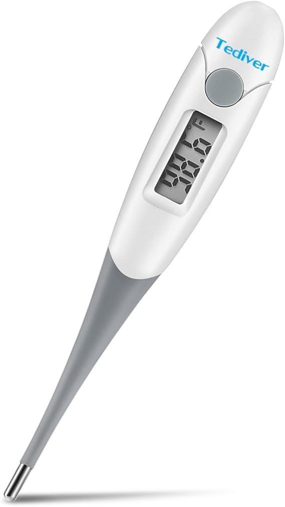 Tediver précise Thermomètre digital Medical, flexible, bébé et adulte