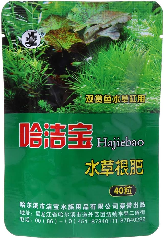 KANEIDALINNA 40 Pieces Root Tabs Organic Aquarium Plant Fertilizer