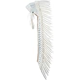 Novum Crafts Feather Headdress | Native American Indian Inspired | Choose Color