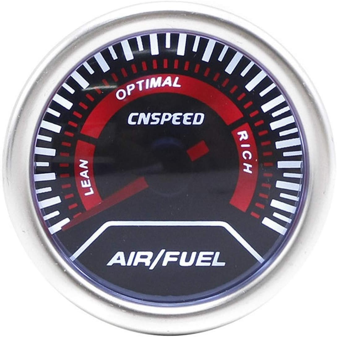 Gauge 2" 52mm Auto Air Fuel Gauge Lens Air Fuel Ratio Gauge Super Bright Led Lighting Car Meter Car Instrument