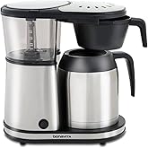 Bonavita 8 Cup Drip Coffee Maker Machine, One-Touch Pour Over, Auto Pause Brewing with Stainless Steel Double Wall Thermal Carafe, SCA Certified, Dishwasher Safe, BV1901TS