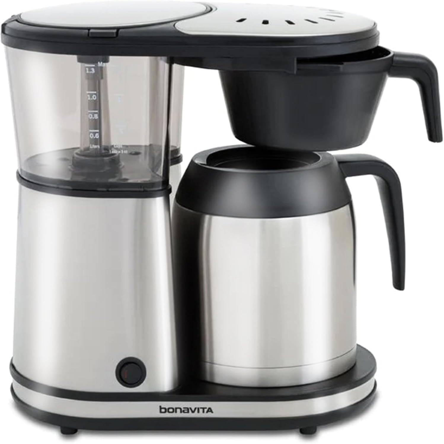 Photo 1 of *************MISSING THE POT***********
Bonavita 8 Cup Drip Coffee Maker Machine, One-Touch Pour Over, Auto Pause Brewing with Stainless Steel Double Wall Thermal Carafe, SCA Certified, Dishwasher Safe, BV1901TS