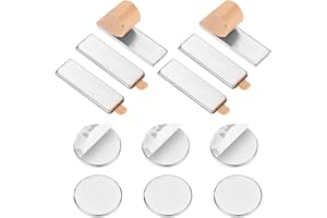 12pcs Magnetic Cabinet Door Catches, No-Drill Invisible Cabinet Door Catches Latch Super Thin Drawer Magnets Suitable for Cup