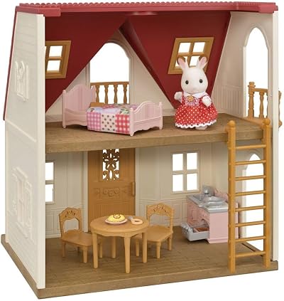 Sylvanian Families Red Roof Cosy Cottage Doll-House 5567 Brand New