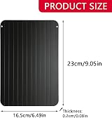 HarmonyCrafts Metal Defrost Plate - Non-Stick, Rapid Thawing Tray view 2