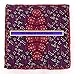 Krati Exports Indian Floor Pillow Cushion Covers in Mandala Design (Dark Purple Pink)
