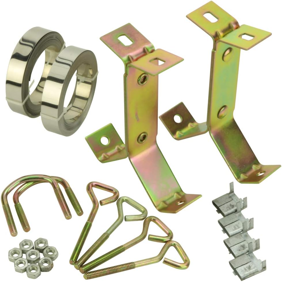 Best Solid Signal 4′ Stand Off Tv Antenna Chimney Y-Mount