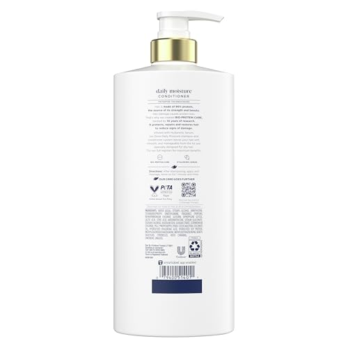 DOVE CONDITIONER DAILY MOISTURE FOR DRY HAIR WITH BIO-PROTEIN CARE TECHNOLOGY AND HYALURONIC SERUM 28 FL OZ