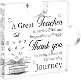 CSYY Puzzle Shaped Acrylic Plaque Teacher Gift 10x10 cm Christmas view 7