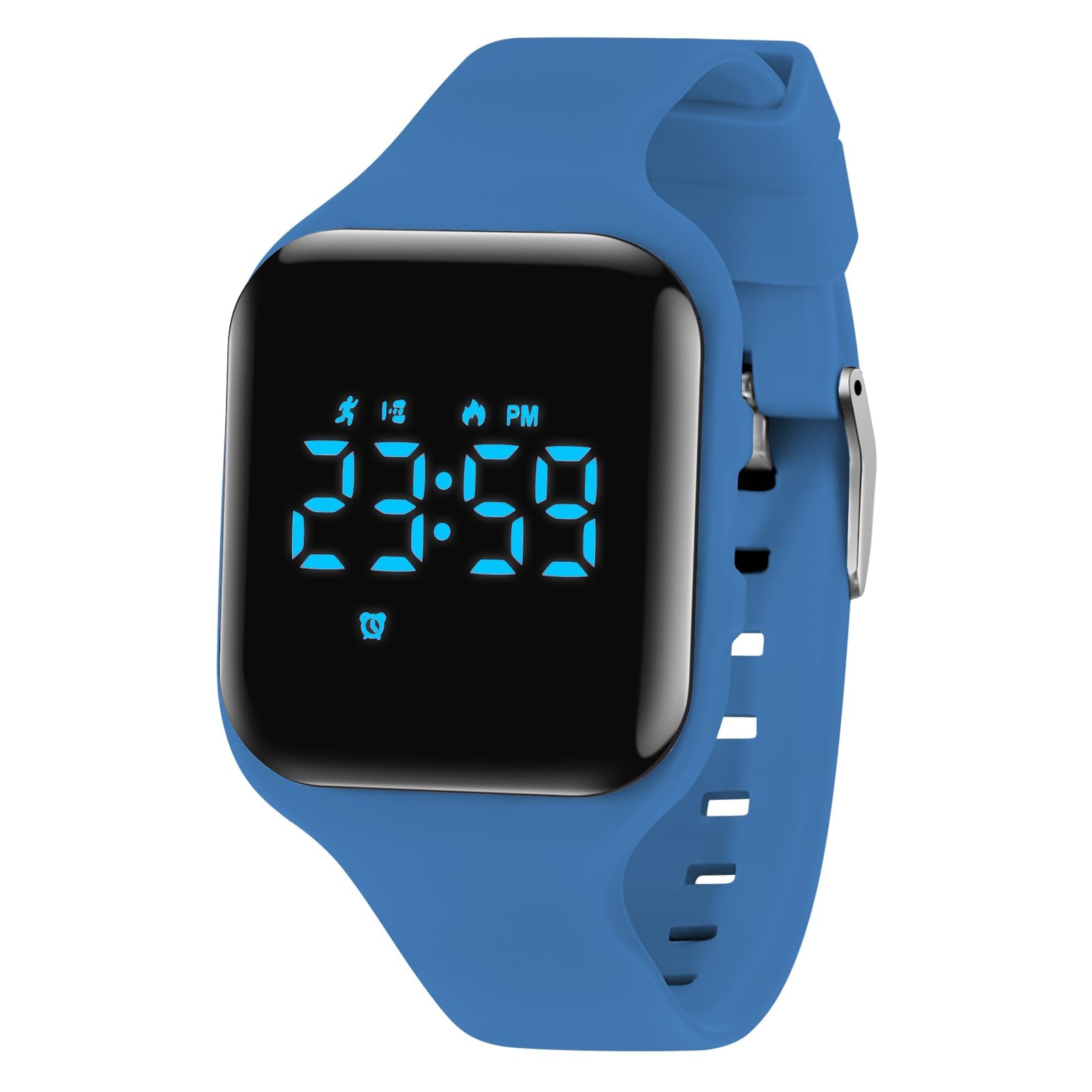 Photo 1 of A ALPS Kids Watches for Girls Boys Digital Sport Watch with Step Counter Pedometer Vibration Alarm Clock, No App Waterproof Fitness Tracker Kids Watch Boys Girls Teens Students Ages 5-16